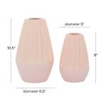Vaas, 6" L x 3" B x 12" H, Wit