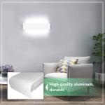 18W 40CM wandlamp binnen Moderne wandlamp wit Up and Down licht IP44 ganglamp gangverlichting voor slaapkamer gang woonkamer trap, enz. Koud wit