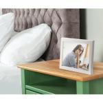 (XK00402,8 inch) Fotolijst, wit, portretlijst van plexiglas voor foto's, oorkonde, decoratie, plaatsen of ophangen, afmetingen 15 x 20 cm