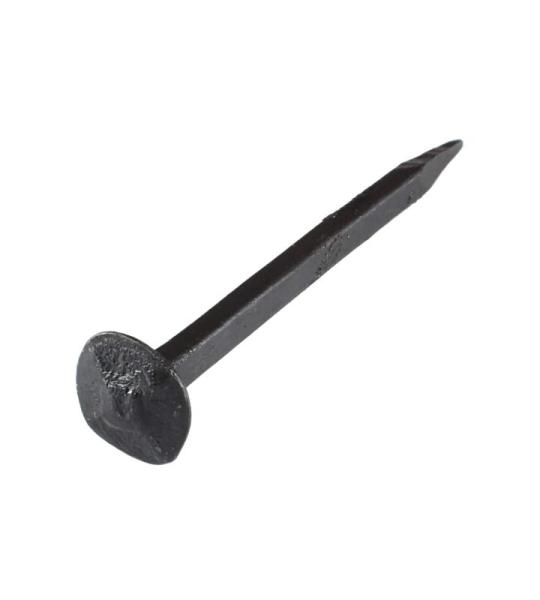 Smeenagels, 7,5 cm lang, set van 10 stuks, gesmeed siernagels, ijzeren nagels, ijzeren nagels, antiek zwart