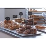 Amerikaans Metalcraft TAGRECTANGLE5 Krijtbord, Silhouette, Mini, Rechthoek, 5-pack, Zwart