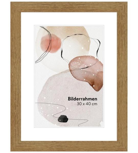 Fotolijst Strandhuis Stijl 20x30cm I Kleur: Eik I Rustiek Houten Fotolijst Landelijke Stijl I Made in Germany I H750