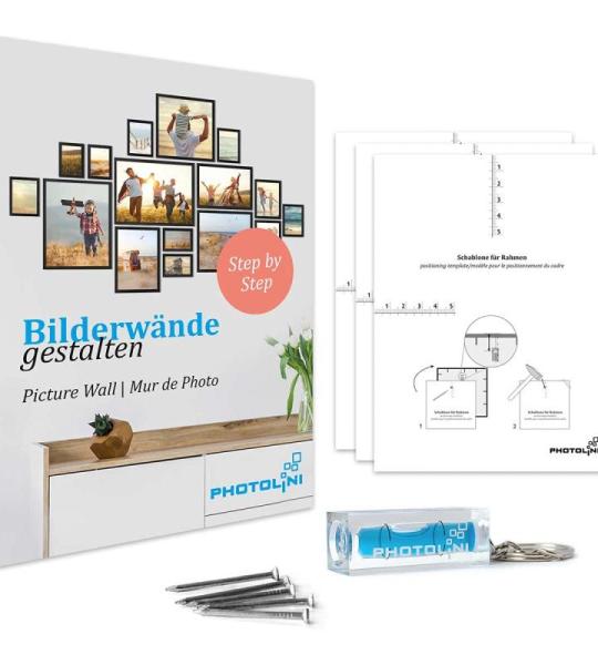 Fotolijst A3 30 x 42 cm hout blauw, echt houten frame rustiek, strandhuis, Made in Germany, echt glas, om op te hangen, extra accessoires - drijfhoutlook met een vleugje kustflair
