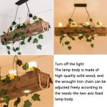 LED retro houten hanglamp Loft kroonluchter industriële hoogte verstelbare vintage marmeren hanglicht ijzer glas metalen lampenkap woonkamer bar café hangende verlichting