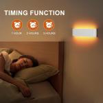 Dimbare LED wandlamp met afstandsbediening moderne wandlamp wit voor gang woonkamer slaapkamer gang trappen, enz. Warm wit, koud wit, neutraal wit (2700K-6500K)