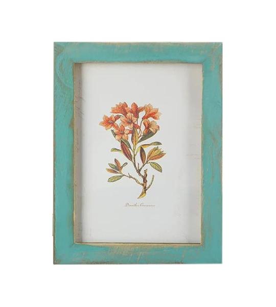 Fotolijst vintage antiek, 1 stuk fotolijst 6 x 4, rustieke fotolijst tafeldecoratie, fotolijst met standaard, kan worden opgehangen of tafelblad, voor kantoor, tablet, woonwinkel, 