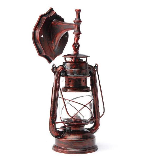 Wandleuchte Retro Antik Vintage Laterne Lampe AußEn Garten Leuchte Wandlampe Antike Industriell Licht Flurlampe Wand Led Eisen Rustikale für Hof Villa Park usw andere Außenberei