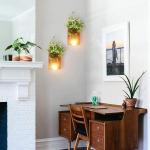 Mason Jar Licht,(2 stuks), rustieke wanddecoratie, lichtketting in glas, groene namaakplant, woonkamer houten decoratie met warmwitte tuinhanglampen voor buiten (afstandsbediening)