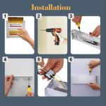 16W LED wandlamp binnen moderne zilveren wandlamp up and down licht IP44 ganglamp gangverlichting voor slaapkamer gang woonkamer trap, enz. Koud wit
