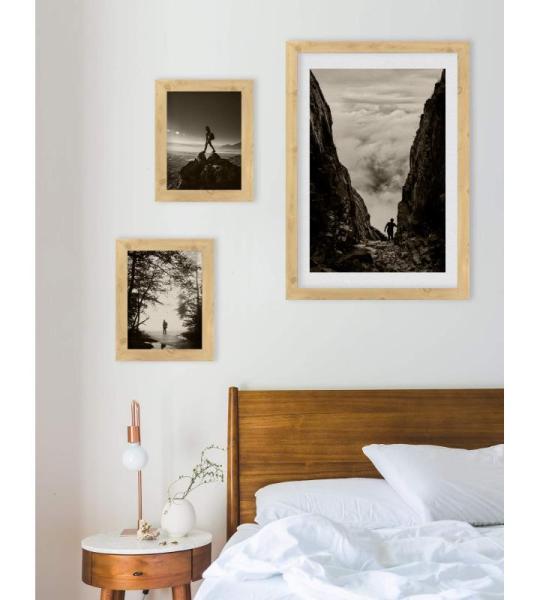 Monaco Fotolijst, 35,5 x 47,5 cm, posterlijst, houten look
