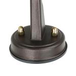 Buitenlamp muur roestbruin antiek glas echt messing E27 IP64 huis binnenplaats maritiem H: 27 cm wandlamp huis tuin SANTORIN