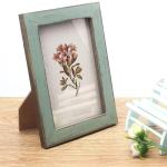 Fotolijst retro hout, 2 stuks fotolijsten 6x4, shabby chic, fotolijst rustiek, fotolijst met standaard, opgehangen of tafelblad, voor thuis, kantoor, zakelijke decoratie