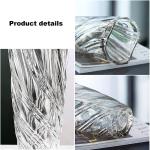Glazen bloemenvaas, moderne minimalistische vaas, Scandinavisch glas, bloemen, handgemaakte bloemarrangement, decoratie, hydrocultuur, ornament voor thuis, eettafel, cadeau voor br
