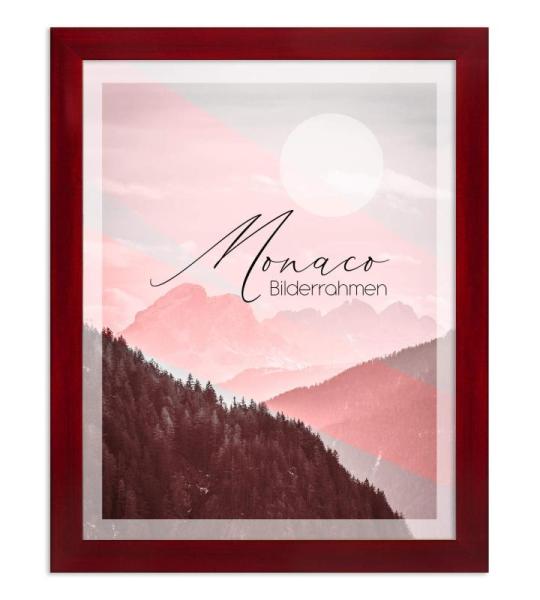 Fotolijst Monaco, 50 x 90 cm, fotolijst, wijnrood, geveegd, posterlijst