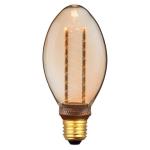 8x  Vintage Design LED lamp in retro stijl voor sfeerverlichting E27 B75 Edison lamp, 4W 200lm 1800K extra warm wit 320° 230V flikkervrij, niet dimbaar