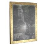 Monaco Fotolijst, 33 x 70 cm, goud antiek, fotolijst, metaallook, geborsteld aluminium, posterlijst, verwisselbare lijst
