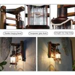 Houten retro verlichting rustieke woonkamer wandlamp slaapkamer muur eenvoudige creatieve wandlamp vintage antiek nostalgie interieur design wandlamp
