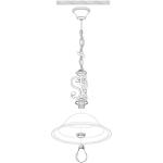 Murcia, 1-vlammige hanglamp vintage, rustiek, hanglamp van staal in zwart, albastglas in wit, eettafellamp, woonkamerlamp hangend met E27-fitting