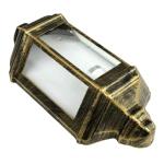 Wandlamp buiten vintage maritiem, goud antiek, weerbestendig, IP44, E27, B:17,5 cm, binnenplaats, entree, tuin, wand buitenlamp terras, balkonlamp