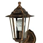Licht-ervaringen K/CX/189907/091666 rustieke buitenwandlamp tuinlantaarn aluminium tuin huis binnenplaats., zonder bewegingsmelder