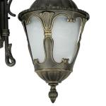 Buitenlamp muur aluminium glas antiek IP44 binnenplaats voordeur 21 cm breed E27 max. 60W verblindingsarm rustieke wandlamp Outdoor TYBR