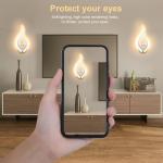 Draadloze LED wandlamp op batterijen dimbaar wandlamp magnetisch met aanraakschakelaar 3 kleurtemperaturen voor woonkamer slaapkamer gang oplaadbare wandlampen, wit