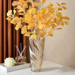 Glazen bloemenvaas, moderne minimalistische vaas, Scandinavisch glas, bloemen, handgemaakte bloemarrangement, decoratie, hydrocultuur, ornament voor thuis, eettafel, cadeau voor br