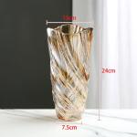 Glazen bloemenvaas, moderne minimalistische vaas, Scandinavisch glas, bloemen, handgemaakte bloemarrangement, decoratie, hydrocultuur, ornament voor thuis, eettafel, cadeau voor br