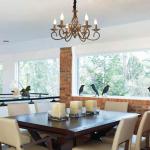 Rustieke Kroonluchter Frans Landelijk Vintage Kroonluchter Metaal Antiek Brons Hanglamp voor Eiland Keuken Boerderij Eetkamer Woonkamer 6 Licht Brons