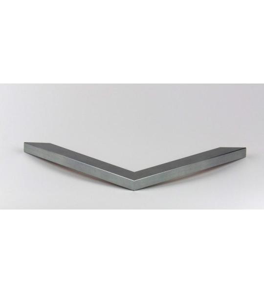 Monaco Fotolijst, 30 x 30 cm, aluminium geslepen, fotolijst, metaallook, geborsteld aluminium, posterlijst, verwisselbare lijst