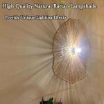 Wandlamp voor binnen, vintage, wandverlichting met dimbare schakelaar en 180 cm kabel, wandlamp, henneptouw, E27, retro bedlampje, voor slaapkamer, woonkamer, trap, hal, café, bar