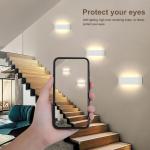 2-delige Wandlampen LED Binnen Modern Wandlampen Wit Up