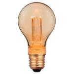 Vintage Design LED lamp in retro stijl voor sfeerverlichting E27 A60 Edison lamp, 2W 65lm 1800K extra warm wit 320° 230V flikkervrij, niet dimbaar