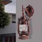 Wandleuchte Retro Antik Vintage Laterne Lampe AußEn Garten Leuchte Wandlampe Antike Industriell Licht Flurlampe Wand Led Eisen Rustikale für Hof Villa Park usw andere Außenberei