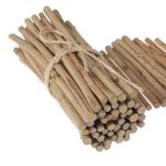 om te knutselen, takken, handwerk, log sticks, 50 stuks, natuurlijke boomschors, rustieke wooncultuur, doe-het-zelf, lengte 20 cm (0,5-0,8 cm))