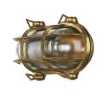 Messing wandlamp IP64 buiten edel SKIATHOS maritieme lamp scheepslamp voordeur terras