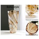 Glazen bloemenvaas, moderne minimalistische vaas, Scandinavisch glas, bloemen, handgemaakte bloemarrangement, decoratie, hydrocultuur, ornament voor thuis, eettafel, cadeau voor br