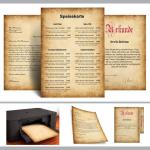 Briefpapier Antiek & History RUSTICAL - DIN A6 formaat 100 vellen -
