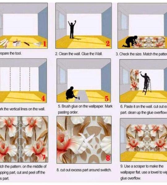 Literaire Moderne Minimalistische Rustieke Stijl Japanse Kleine Bloemen Warme Slaapkamer Woonkamer Nordic Behang * 150 cm x 105 cm (59.1x41.3inch)