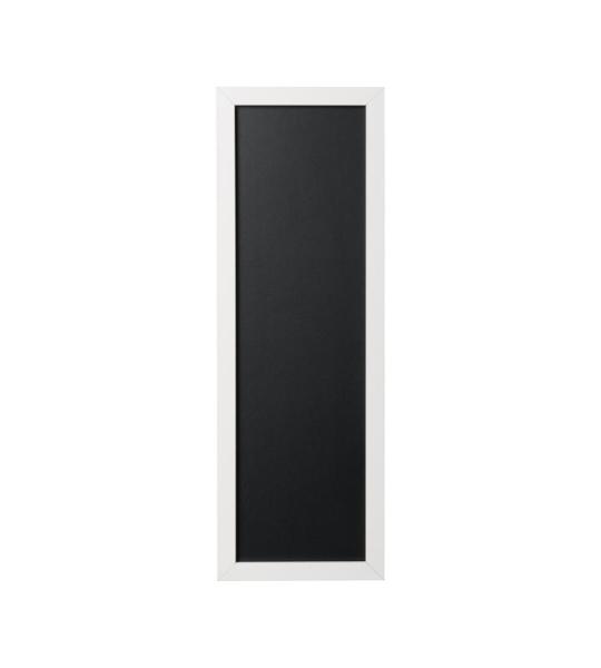 , Blackboard Back2Chalk Essentials, krijtbord met wit mat MDF-frame, 20 x 60 cm