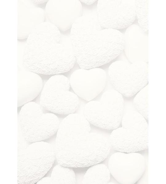 50 vellen wit hartjespapier DIN A4, 100 g liebesbriefe letter d, voor Valentijnsdag, bruiloften, verjaardagen enz.