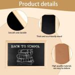 Krijtbord met houten lijst, set van 3 stuks, leisteenbord om te beschrijven van hout, krijtbord met 1 spons, mini-bord, 20 x 30 cm, klein schoolbord, voor buffet, bruiloft, bar, pa
