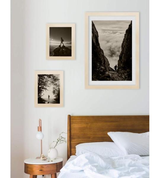 Monaco Fotolijst 40 x 40 cm posterlijst houten look