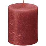 Rustieke stompkaarsen, 4 stuks, 8 x 7 cm, decoratieve kaarsen voor huishouden, lengte brandduur 35 uur, ongeparfumeerde, natuurlijke plantenwas, zonder palmolie