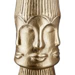 Vaas bloemenvaas van aluminium - decoratie woonkamer cadeau voor vrouwen verjaardag Moederdag - kleur: goud hoogte 35 cm