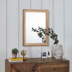 Rustieke Spiegels voor Muur Rechthoek Houten Frame Spiegel Boerderij Slaapkamer Badkamer Decoratieve