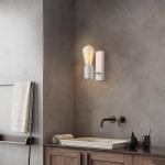 Wandlamp voor binnen, industrieel, wandspot, retro design, wandlamp, draaibaar, metaal, vintage wandverlichting voor restaurant, keuken, hal, café, kinderen, bar, E27 (zonder lamp