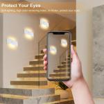 LED wandlamp binnen met bewegingssensor wandlamp wit up down licht wandverlichting warm wit trapverlichting 16W IP44 ganglampen voor woonkamer slaapkamer gang van aluminium