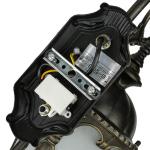 Buitenlamp muur aluminium glas antiek IP44 binnenplaats voordeur 21 cm breed E27 max. 60W verblindingsarm rustieke wandlamp Outdoor TYBR
