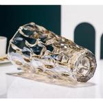 Glazen bloemenvaas, moderne minimalistische vaas, Scandinavisch glas, bloemen, handgemaakte bloemarrangement, decoratie, hydrocultuur, ornament voor thuis, eettafel, cadeau voor br